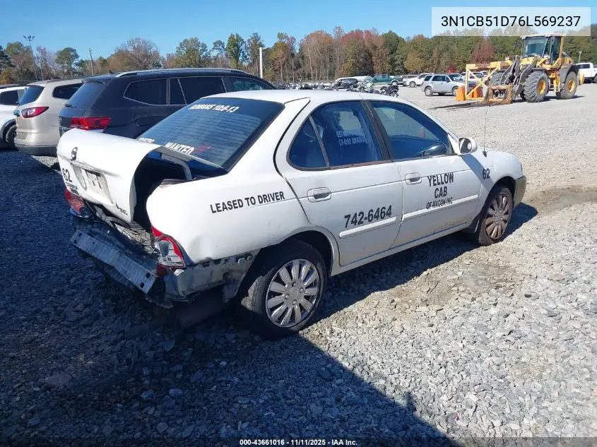 3N1CB51D76L569237 2006 Nissan Sentra 1.8S