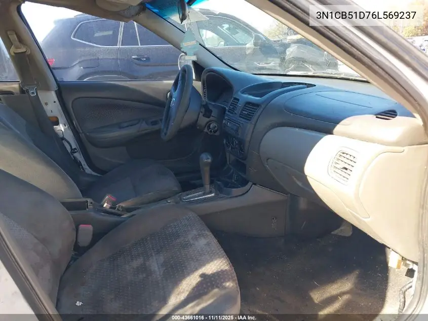 3N1CB51D76L569237 2006 Nissan Sentra 1.8S