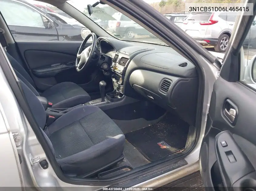 3N1CB51D06L465415 2006 Nissan Sentra 1.8S