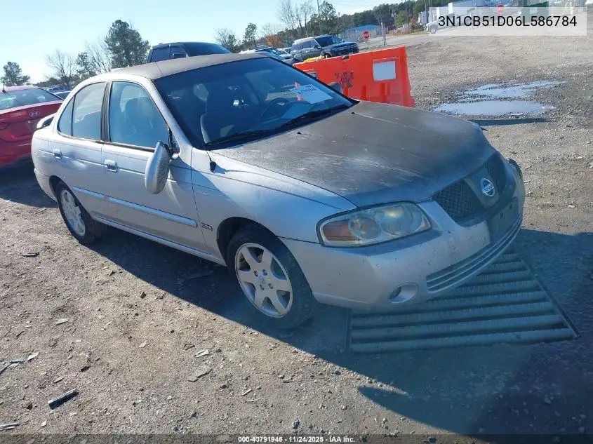 3N1CB51D06L586784 2006 Nissan Sentra 1.8S