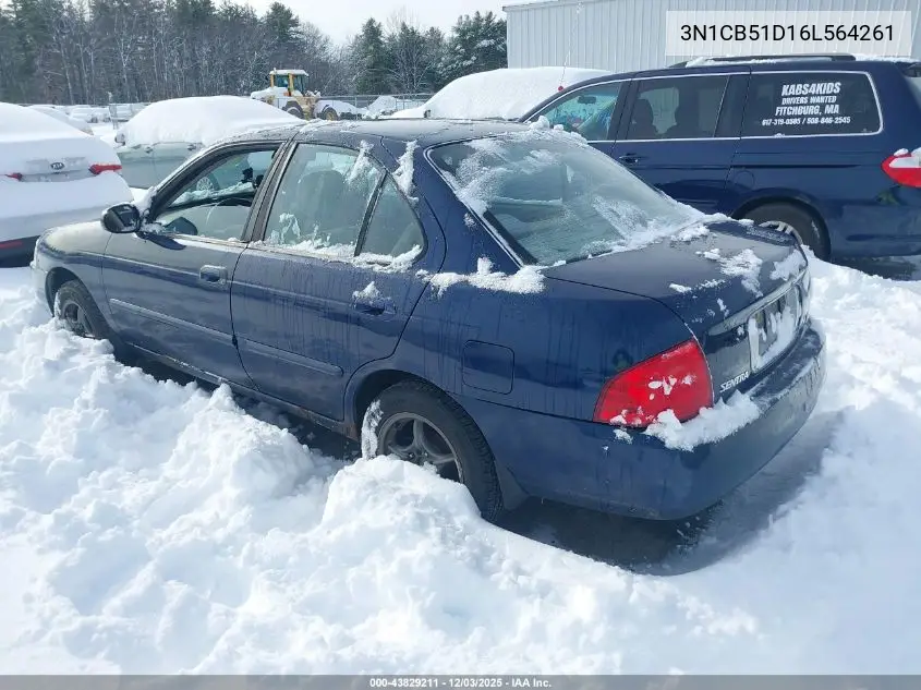 3N1CB51D16L564261 2006 Nissan Sentra 1.8