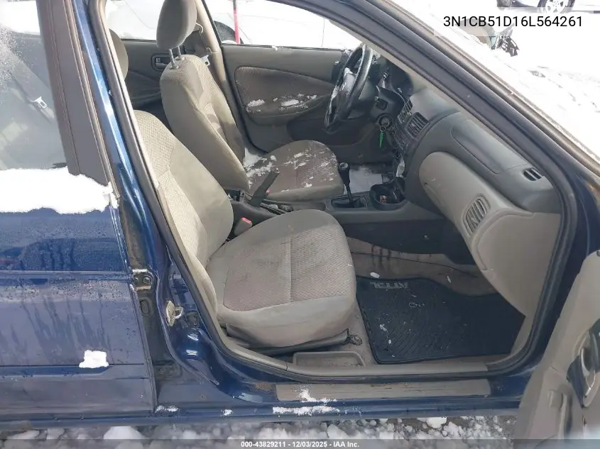 3N1CB51D16L564261 2006 Nissan Sentra 1.8