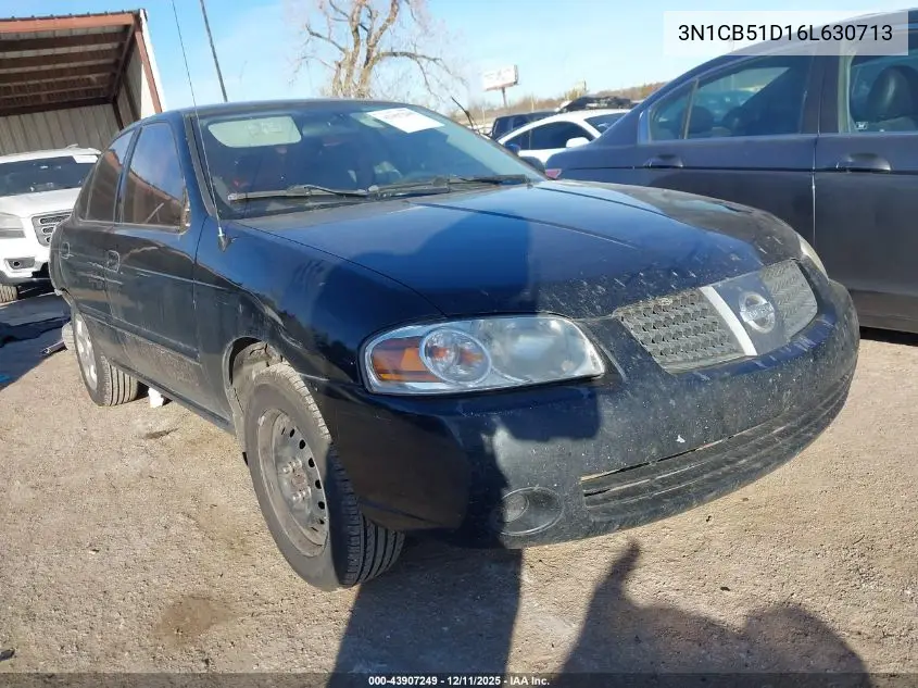 3N1CB51D16L630713 2006 Nissan Sentra 1.8