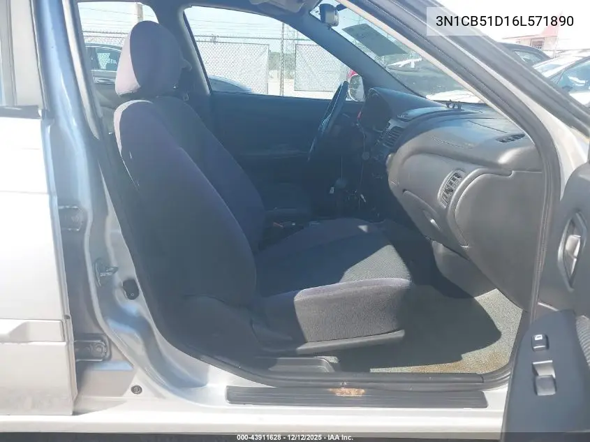 3N1CB51D16L571890 2006 Nissan Sentra 1.8S