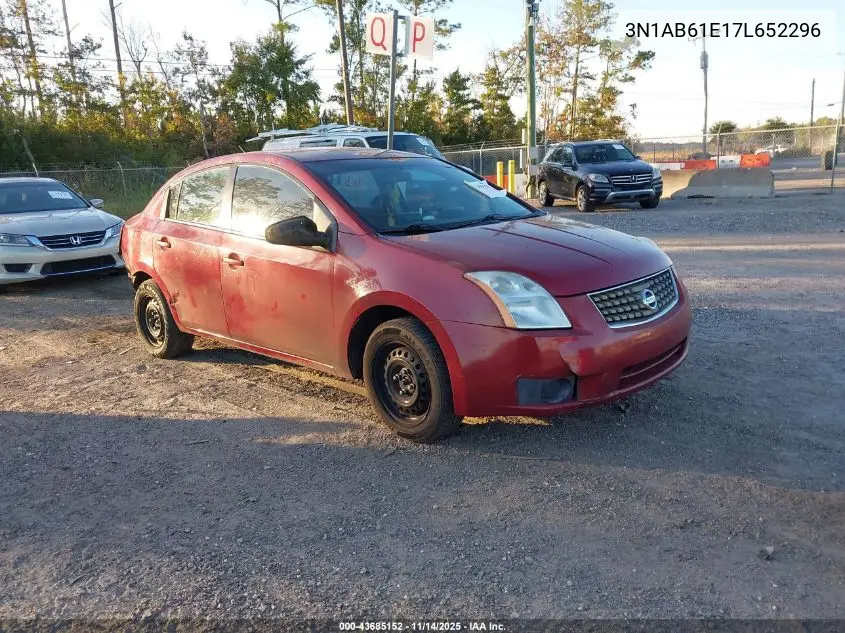 3N1AB61E17L652296 2007 Nissan Sentra 2.0