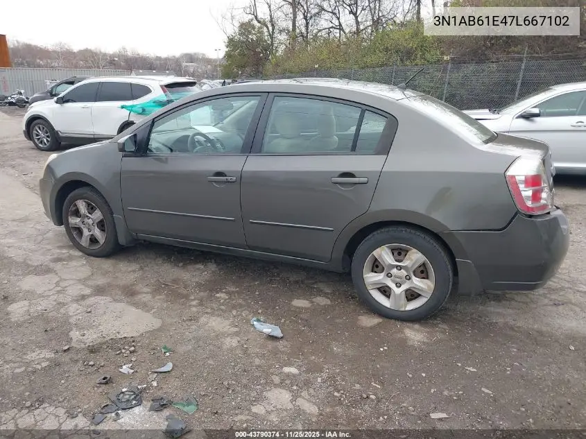 3N1AB61E47L667102 2007 Nissan Sentra 2.0S
