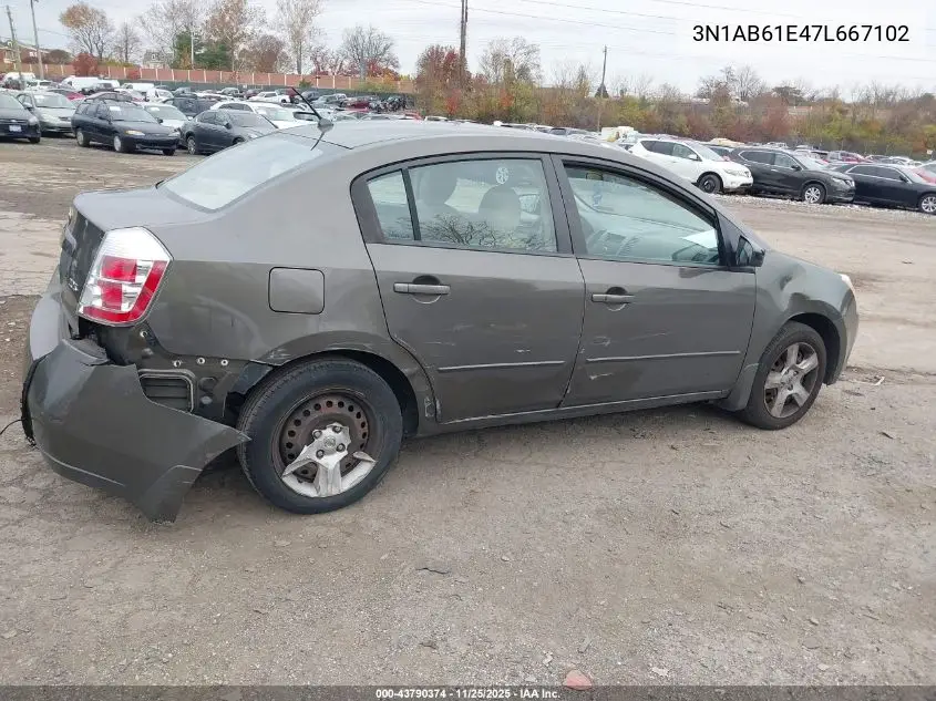 3N1AB61E47L667102 2007 Nissan Sentra 2.0S