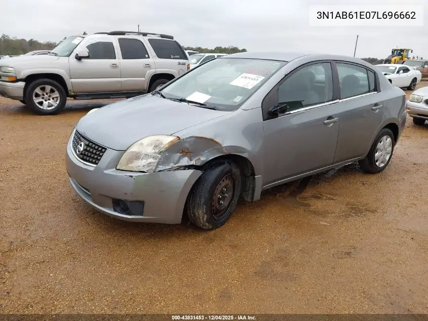 3N1AB61E07L696662 2007 Nissan Sentra 2.0
