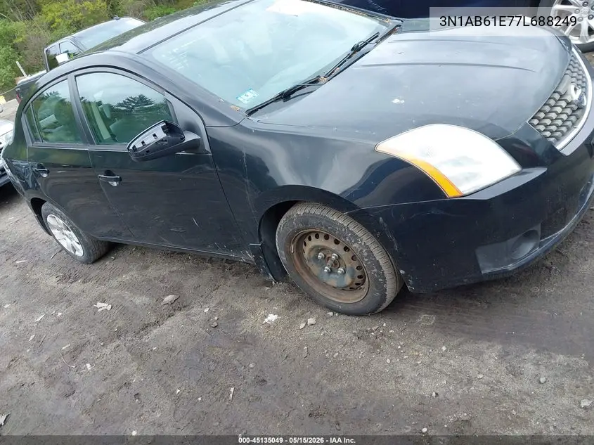 2007 Nissan Sentra 2.0 VIN: 3N1AB61E77L688249 Lot: 45135049