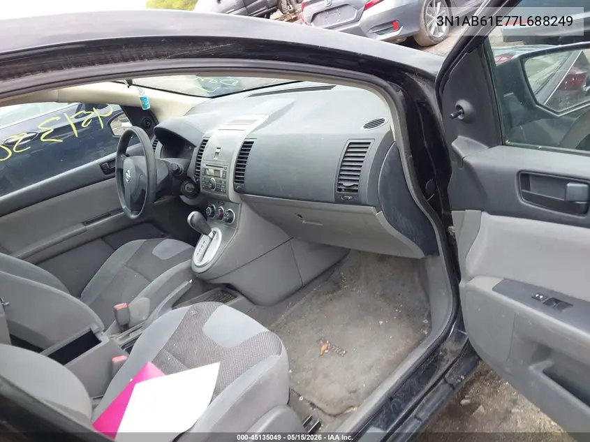 2007 Nissan Sentra 2.0 VIN: 3N1AB61E77L688249 Lot: 45135049