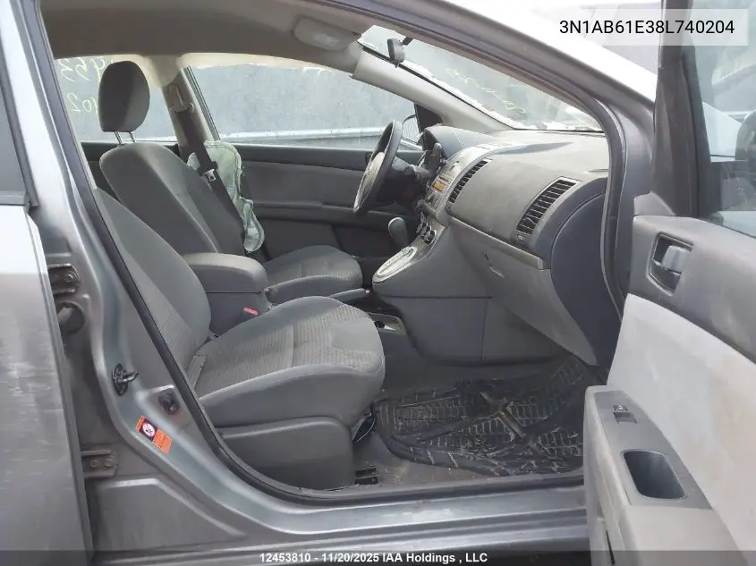3N1AB61E38L740204 2008 Nissan Sentra 2.0