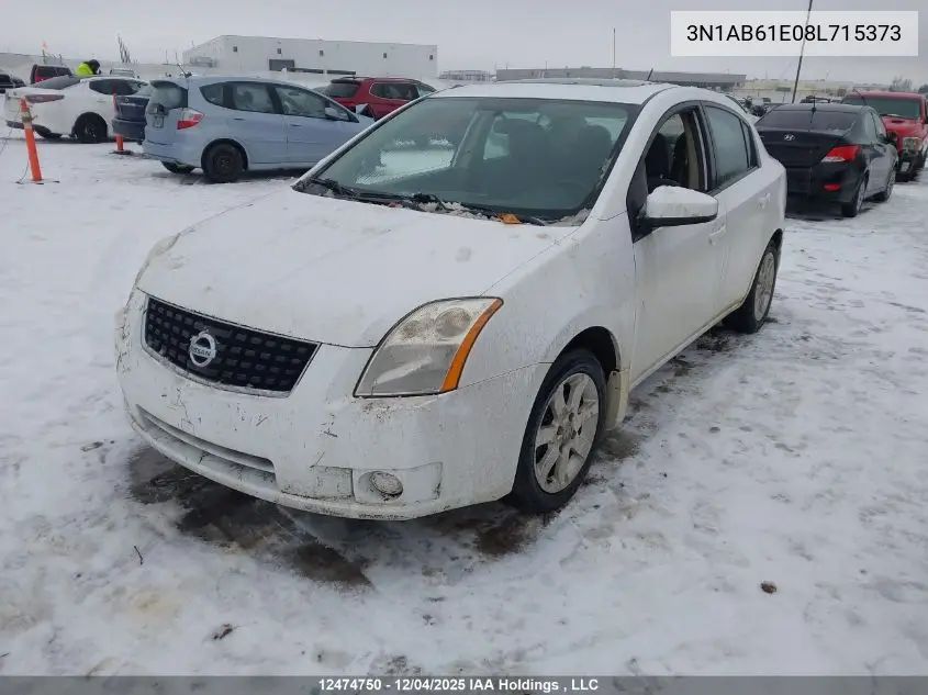 3N1AB61E08L715373 2008 Nissan Sentra 2.0/2.0S/2.0Sl