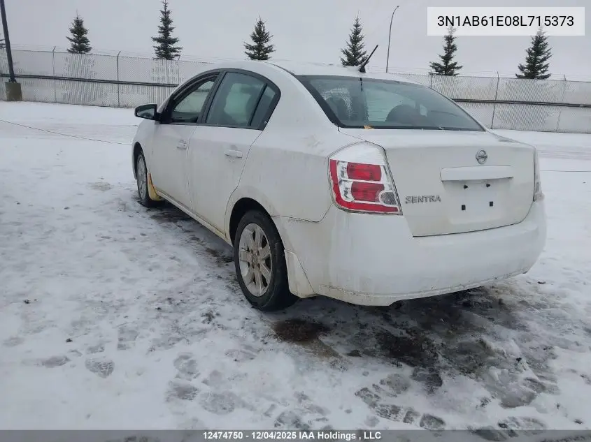 3N1AB61E08L715373 2008 Nissan Sentra 2.0/2.0S/2.0Sl