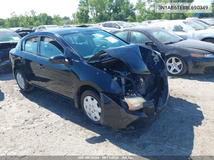 3N1AB61E88L690349 2008 Nissan Sentra 2.0