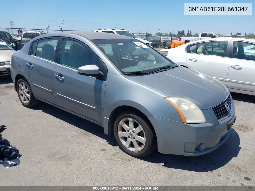 3N1AB61E28L661347 2008 Nissan Sentra 2.0S