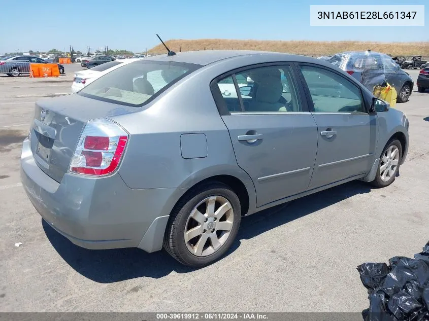 3N1AB61E28L661347 2008 Nissan Sentra 2.0S