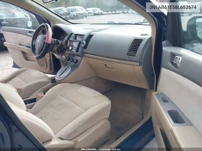 3N1AB61E58L652674 2008 Nissan Sentra 2.0S