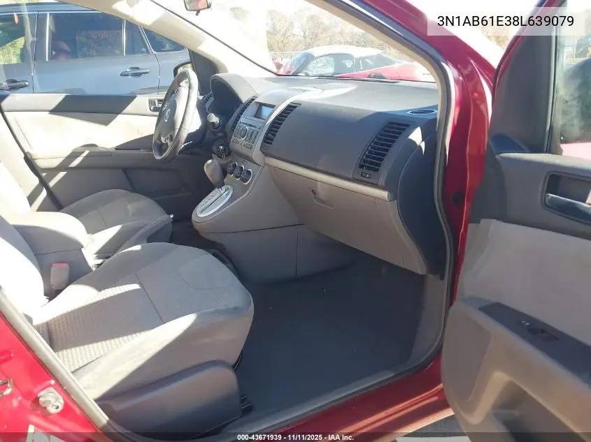 3N1AB61E38L639079 2008 Nissan Sentra 2.0S