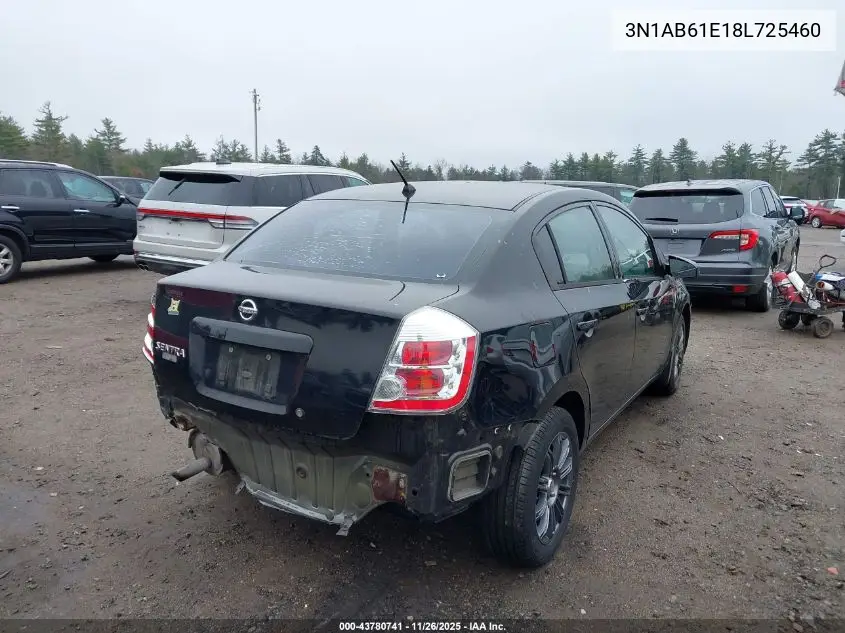 3N1AB61E18L725460 2008 Nissan Sentra 2.0S