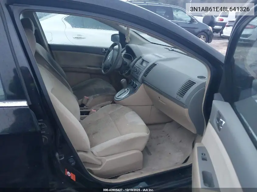 3N1AB61E48L641326 2008 Nissan Sentra 2.0S