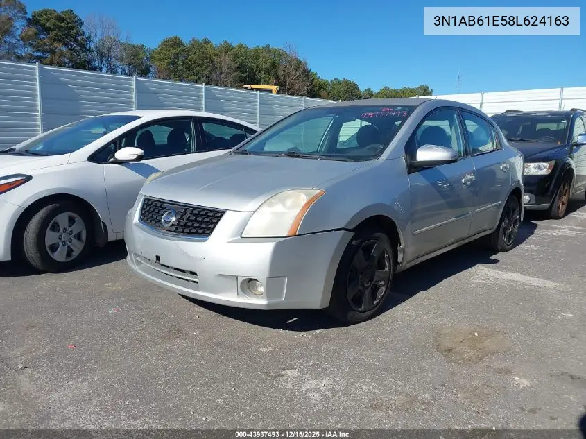 3N1AB61E58L624163 2008 Nissan Sentra 2.0S