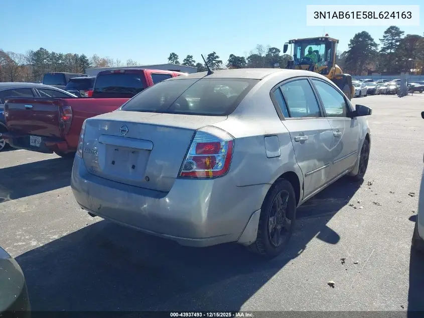 3N1AB61E58L624163 2008 Nissan Sentra 2.0S