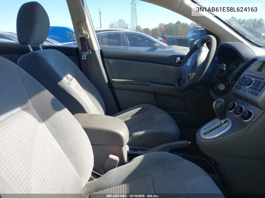 3N1AB61E58L624163 2008 Nissan Sentra 2.0S