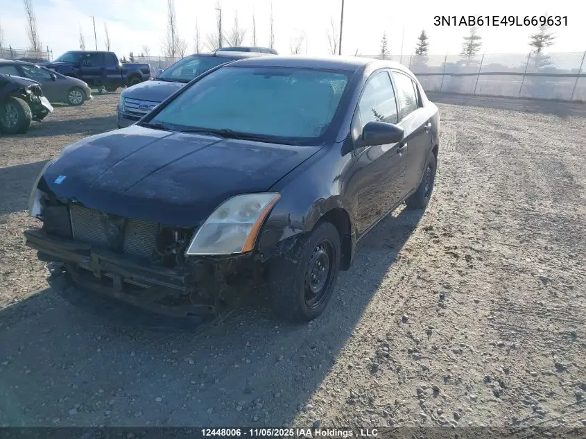 3N1AB61E49L669631 2009 Nissan Sentra 2.0/2.0S/2.0Sl