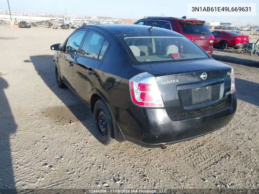 3N1AB61E49L669631 2009 Nissan Sentra 2.0/2.0S/2.0Sl