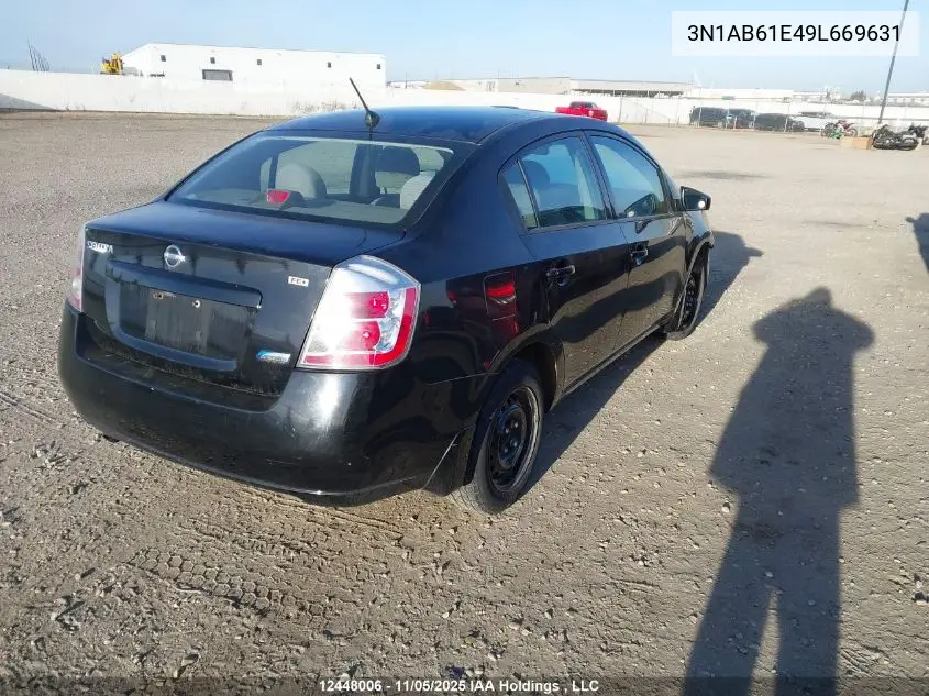 3N1AB61E49L669631 2009 Nissan Sentra 2.0/2.0S/2.0Sl
