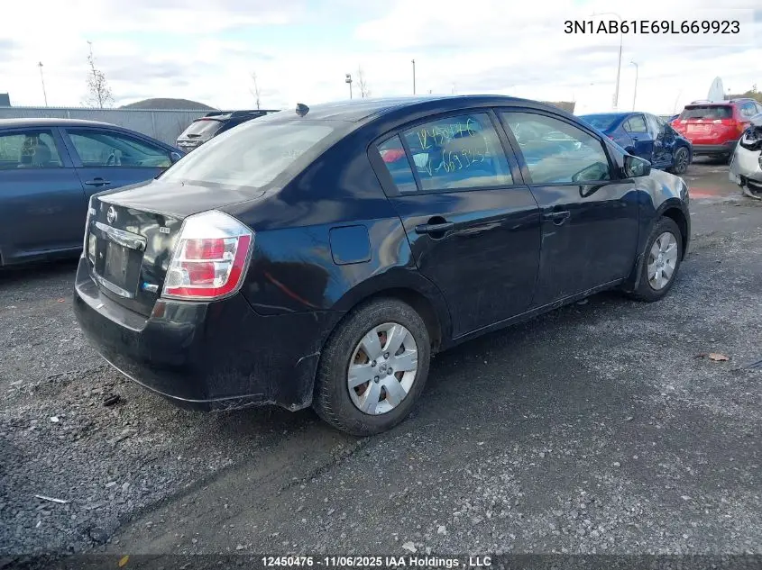 3N1AB61E69L669923 2009 Nissan Sentra 2.0
