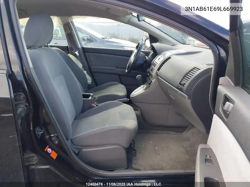 3N1AB61E69L669923 2009 Nissan Sentra 2.0
