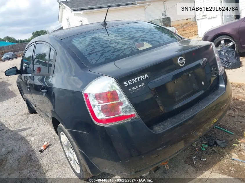 3N1AB61E29L624784 2009 Nissan Sentra 2.0S