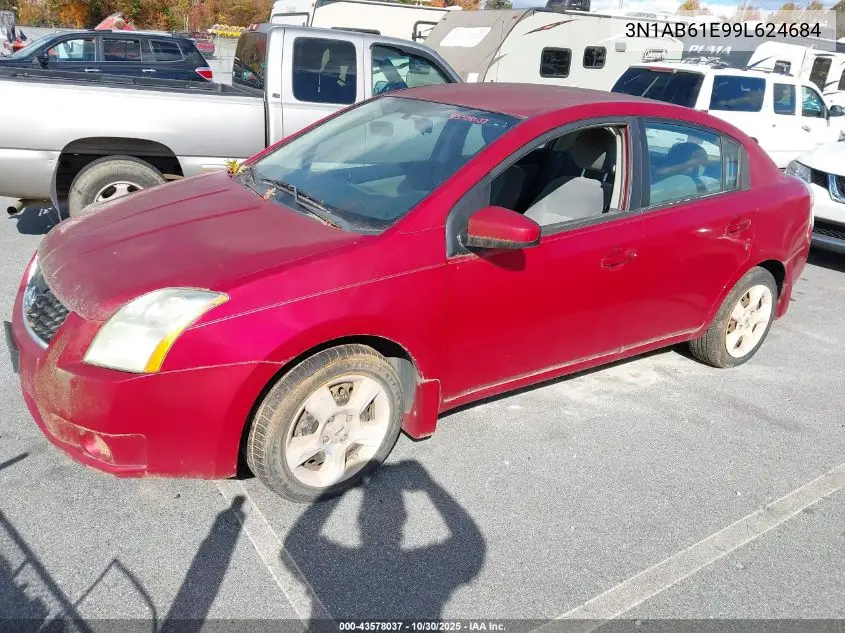 3N1AB61E99L624684 2009 Nissan Sentra 2.0S