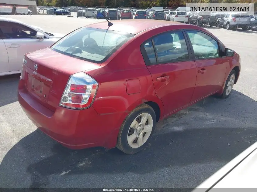 3N1AB61E99L624684 2009 Nissan Sentra 2.0S