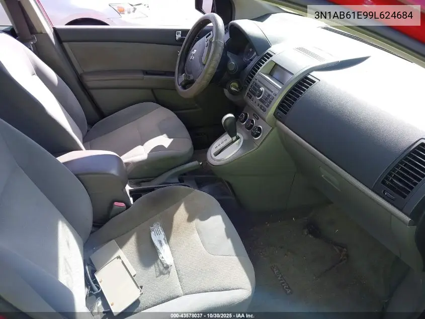 3N1AB61E99L624684 2009 Nissan Sentra 2.0S