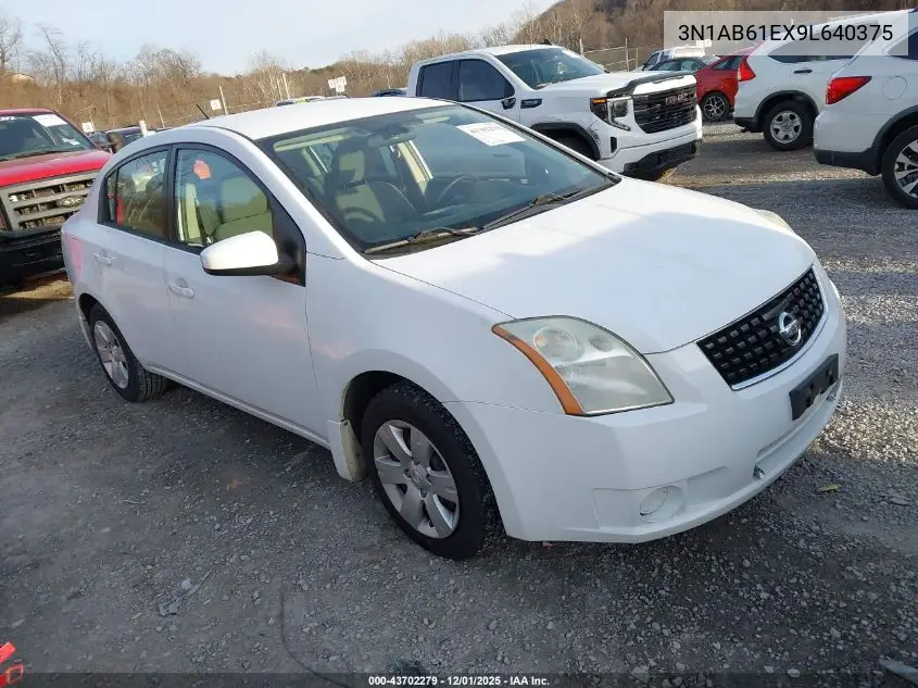 3N1AB61EX9L640375 2009 Nissan Sentra 2.0