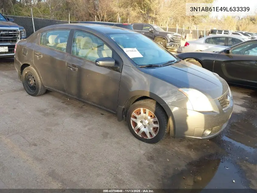 3N1AB61E49L633339 2009 Nissan Sentra 2.0S