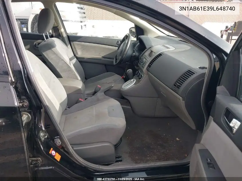 3N1AB61E39L648740 2009 Nissan Sentra 2.0S