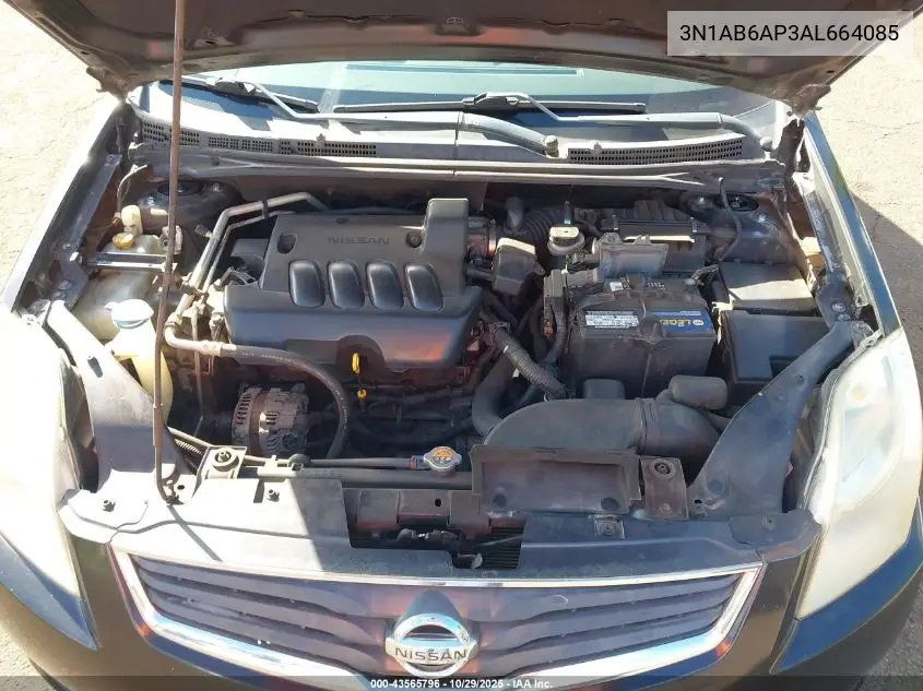 3N1AB6AP3AL664085 2010 Nissan Sentra 2.0S