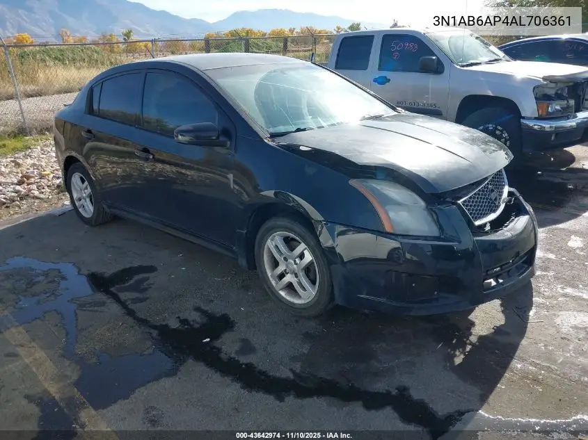 3N1AB6AP4AL706361 2010 Nissan Sentra 2.0Sr