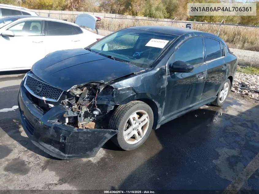 3N1AB6AP4AL706361 2010 Nissan Sentra 2.0Sr