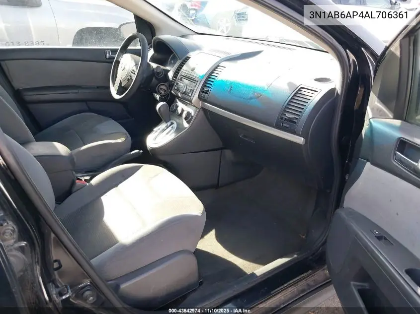 3N1AB6AP4AL706361 2010 Nissan Sentra 2.0Sr