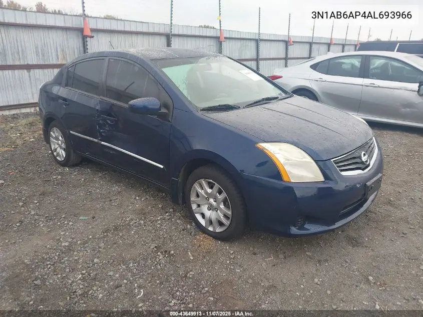 3N1AB6AP4AL693966 2010 Nissan Sentra 2.0S
