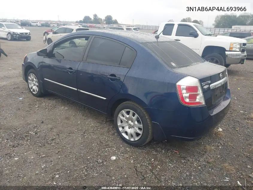 3N1AB6AP4AL693966 2010 Nissan Sentra 2.0S