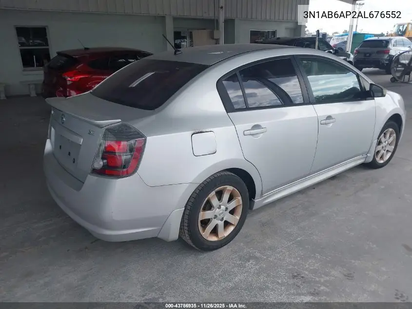 3N1AB6AP2AL676552 2010 Nissan Sentra 2.0Sr