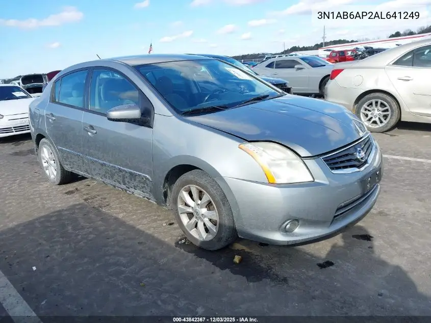3N1AB6AP2AL641249 2010 Nissan Sentra 2.0Sl