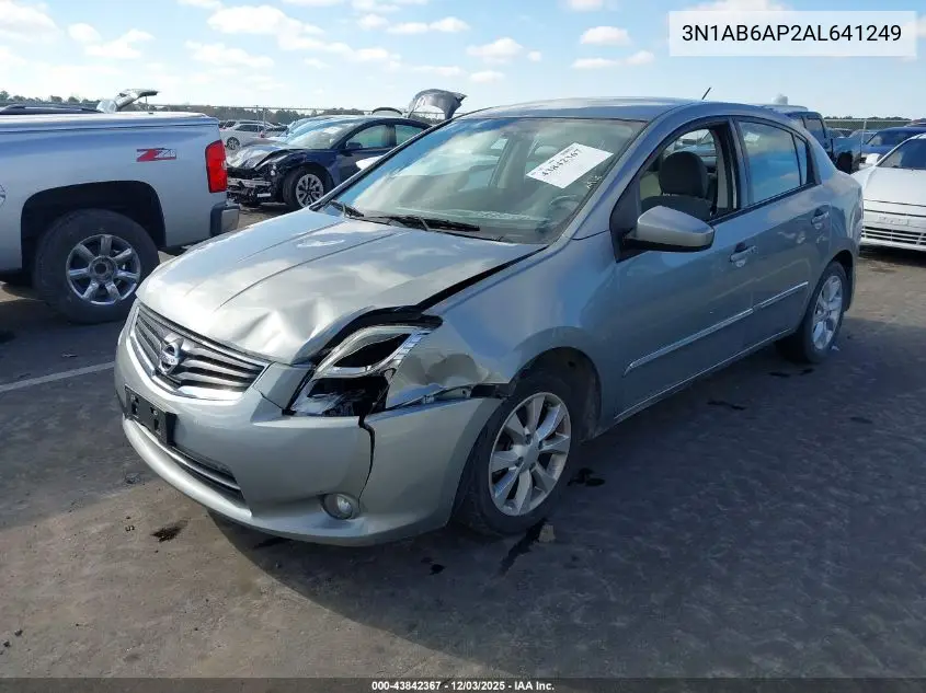 3N1AB6AP2AL641249 2010 Nissan Sentra 2.0Sl