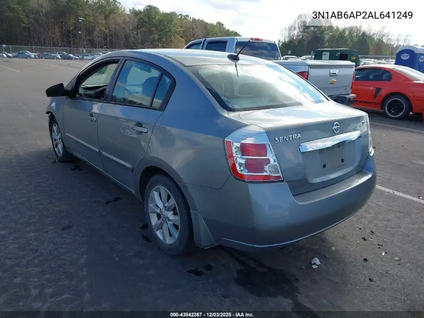 3N1AB6AP2AL641249 2010 Nissan Sentra 2.0Sl