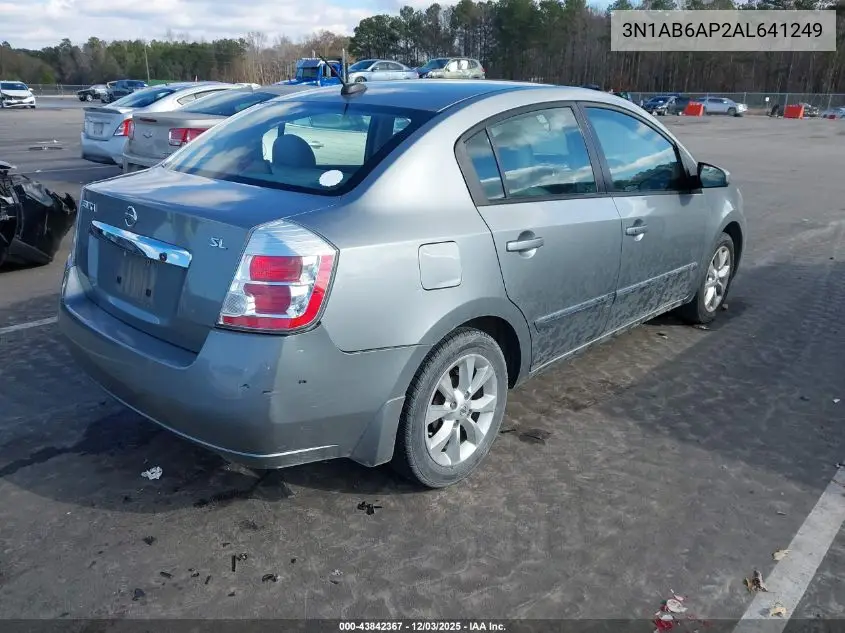 3N1AB6AP2AL641249 2010 Nissan Sentra 2.0Sl